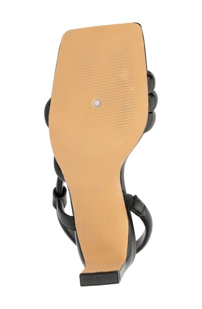 Shop New York And Company Albina Asymmetrical Heeed Sandal In Black