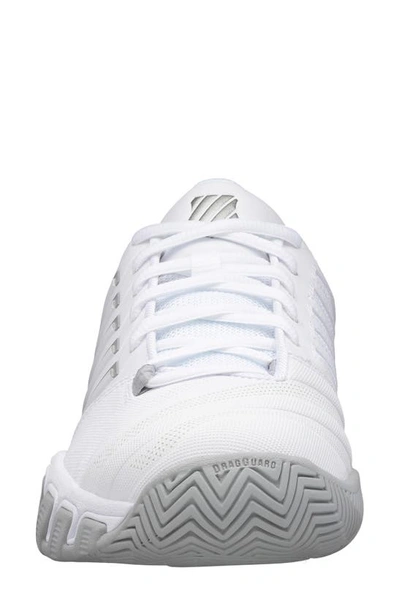 K-swiss Bigshot Light 4 Tennis Shoe In White/ High-rise/ Silver | ModeSens