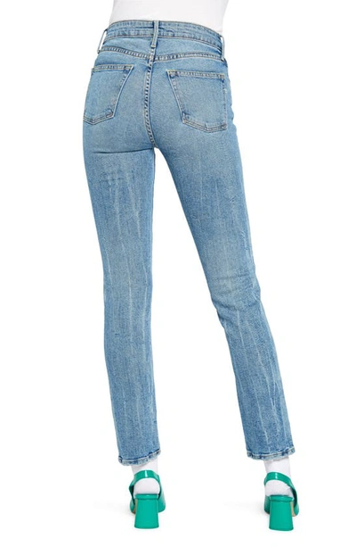 Noend Eve High Waist Slim Straight Leg Jeans In Memphis