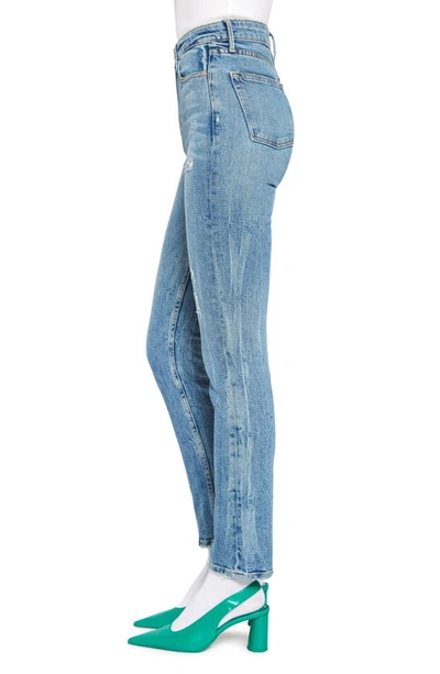 Noend Eve High Waist Slim Straight Leg Jeans In Memphis