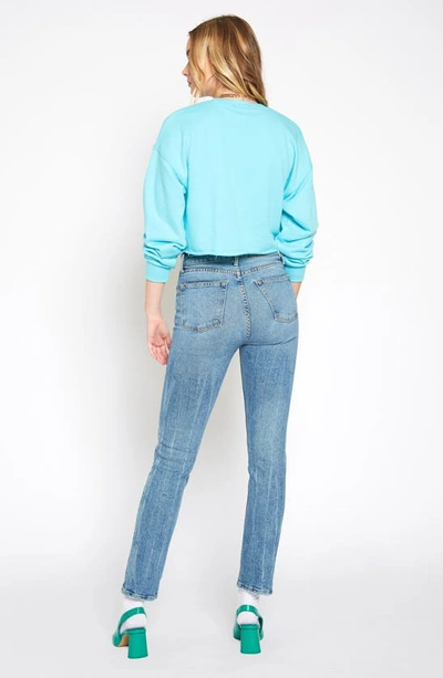 Noend Eve High Waist Slim Straight Leg Jeans In Memphis