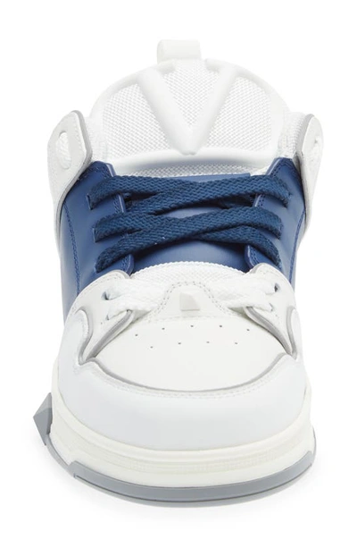 Shop Valentino Open Skate Sneaker In Bianco Blu Grey/ Bia/ Bia/ Bia