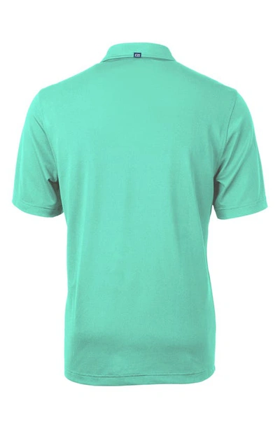 Cutter & Buck Virtue Piqué Recycled Blend Polo In Fresh Mint