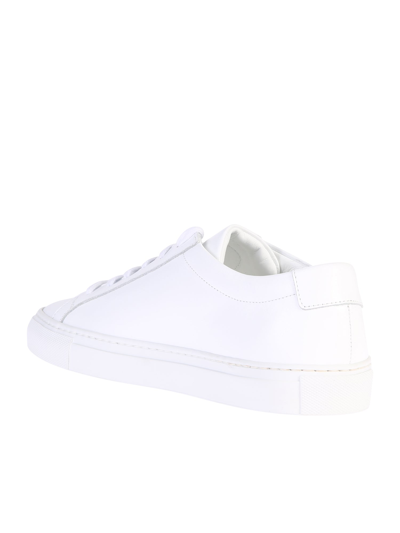 Shop Common Projects Leather Sneakers In White