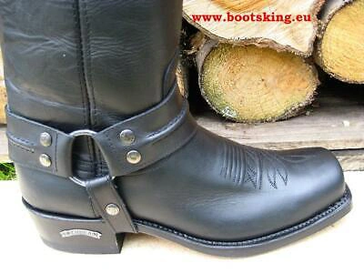 Pre-owned Sendra Boots 7994 Langschaft Farmerstiefel Bikerstiefel Leder Gr. 36 Bis 46