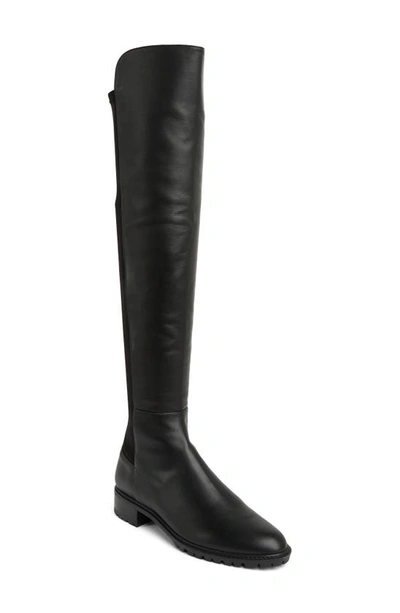 Stuart Weitzman City Over-the-knee Boot In Black