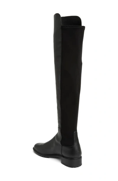 Stuart Weitzman City Over-the-knee Boot In Black