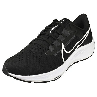 Pre-owned Nike Air Zoom Pegasus 38 Herren Black White Sneaker Beilaufig - 44 Eu