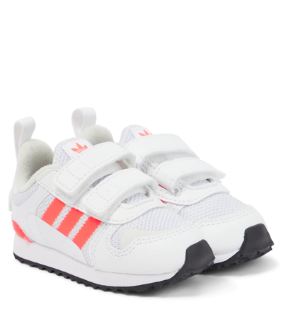 Shop Adidas Originals Zx 700 Hd Mesh Sneakers In Ftwr Wftwwht/turbo/whitinhite