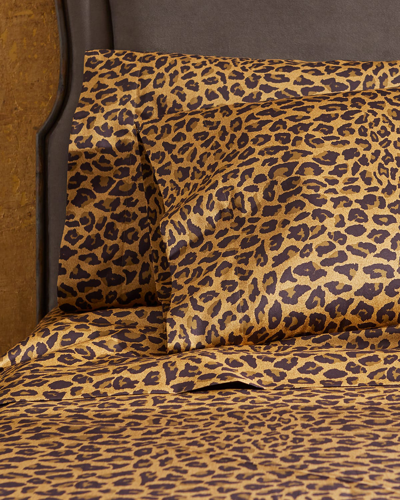 HOME TREASURES LEOPARD PRINT SHEET SET 
