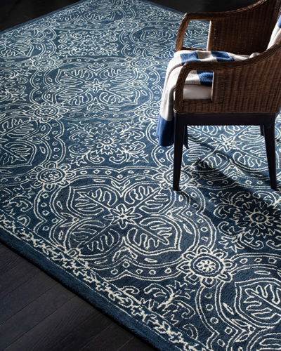 Ralph Lauren Etienne Hand-tufted Rug, 5' X 8' In Blue