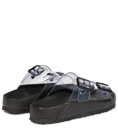 Shop Birkenstock X Manolo Blahnik Arizona Pvc Sandals In Black