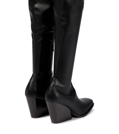 Shop Stella Mccartney Over-the-knee Boots In Black