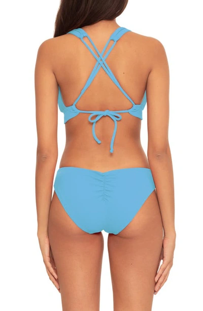 Shop Becca Fine Line Elaine Halter Bikini Top In Waterfall