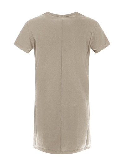 Shop Rick Owens Level T-shirt In Grey