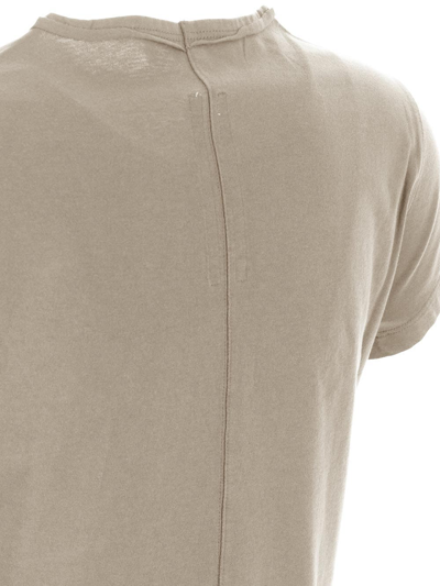 Shop Rick Owens Level T-shirt In Grey