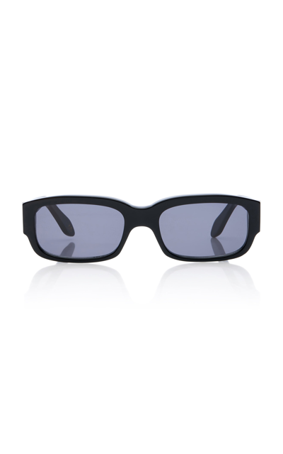 Shop Totãªme The Regulars Square-frame Acetate Sunglasses In Black