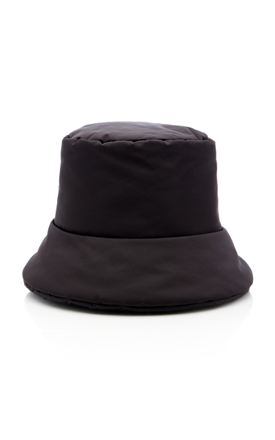 Nylon Padded Bucket Hat Black