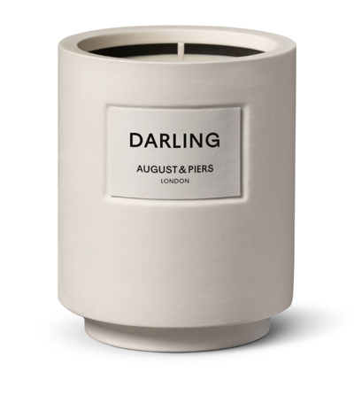 Shop August & Piers Darling Candle (340g) In Multi