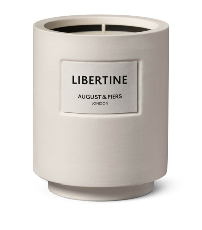 Shop August & Piers Libertine Candle (340g) In Multi