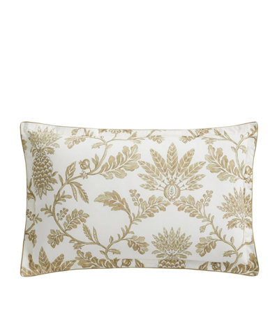 Shop Alexandre Turpault Cotton Baroque Oxford Pillowcase (50cm X 75cm) In Gold