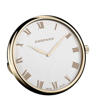 Shop Chopard Classic Table Clock In Gold