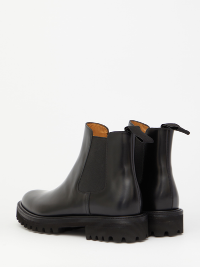 Church's Slip-on Ankle Boots Elastic Panels In Black
