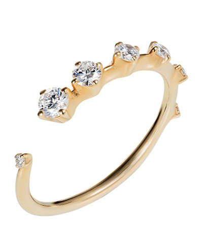Shop Fernando Jorge Yellow Gold And Diamond Sequence Ring