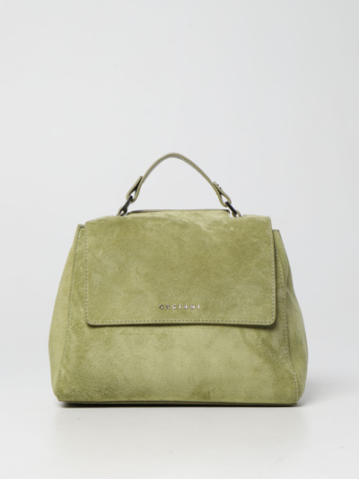 Orciani Sveva Naif  Bag In Suede In Kiwi