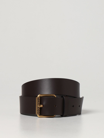 Shop Dsquared2 Junior Leather Belt In Brown