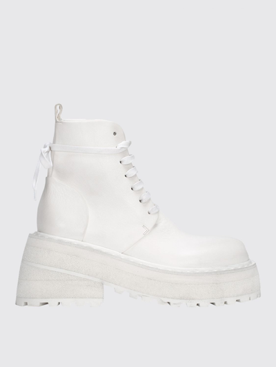 Shop Marsèll Carretta Leather Ankle Boot In White