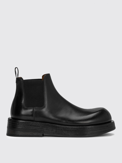 Shop Marsèll Musona Ankle Boot In Leather In Black