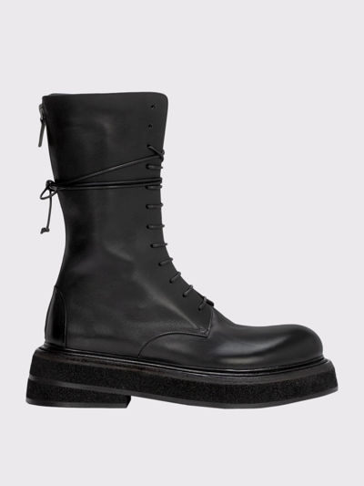 Shop Marsèll Zuccone Leather Boot In Black