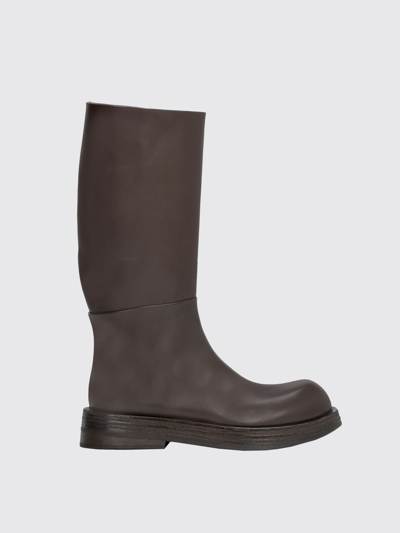Shop Marsèll Musona Boot In Leather In Dark