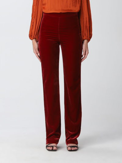 Shop Boutique Moschino Pants  Woman Color Red