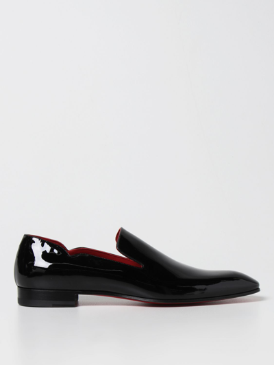 Shop Christian Louboutin Dandy Chick Patent Leather Loafers In Black