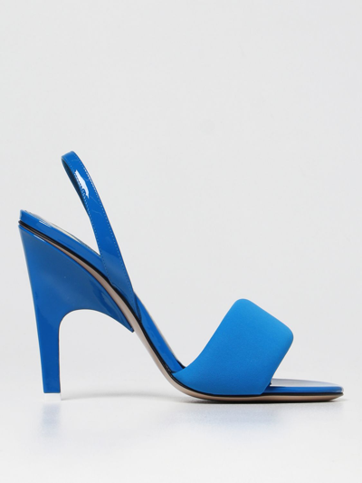 Shop Attico Shoes Women The  In Gnawed Blue