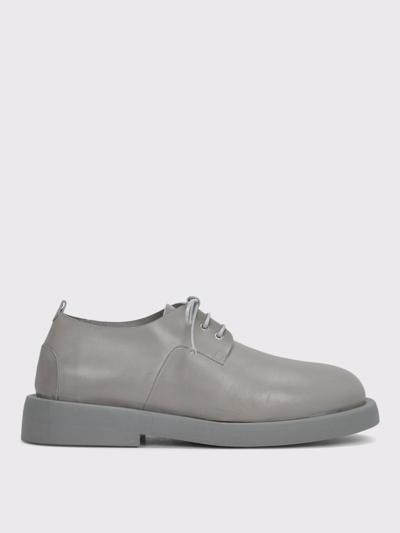 Shop Marsèll Gommello Derby In Leather In Charcoal