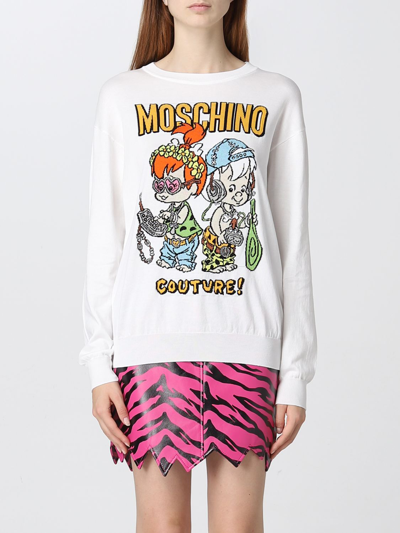 Shop Moschino Couture X The Flintstones &trade; Sweatshirt In White