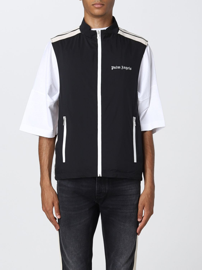 Shop Palm Angels Classic Vest With  Logo In Black