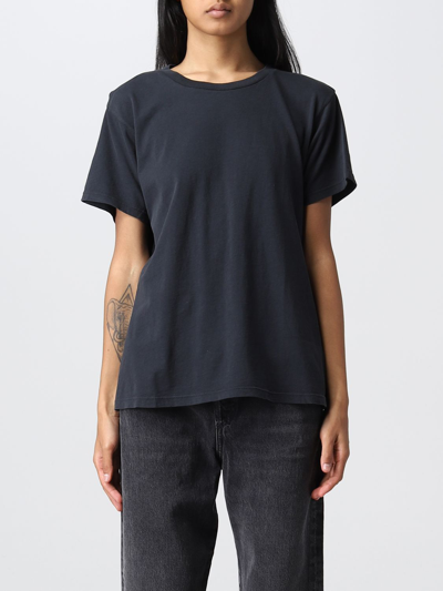 Shop Agolde T-shirt  Woman Color Black