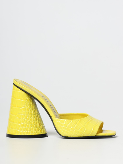 Shop Attico Heeled Sandals The  Woman Color Yellow