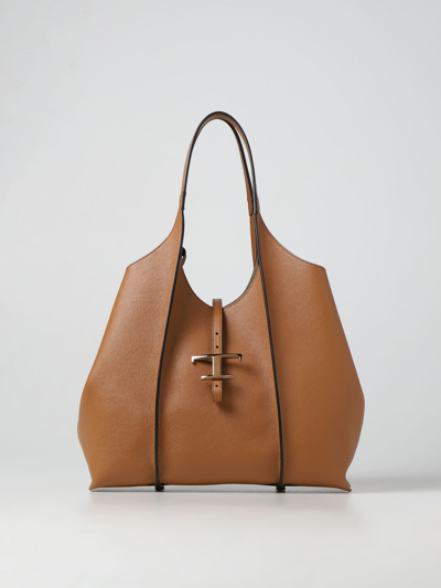 Shop Tod's Micro-grained Leather Bag