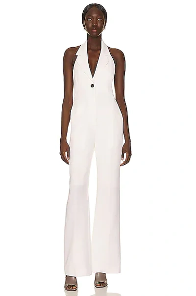 Peter Do Detachable Jumpsuit In White