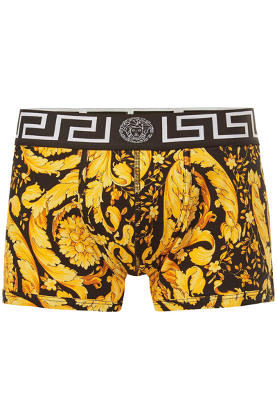 Shop Versace Barocco Trunks In Mixed Colours