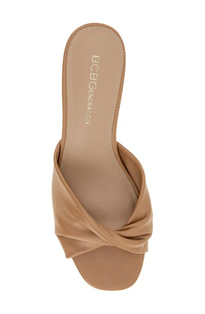 Shop Bcbg Mebba Slide Sandal In Tan