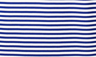 Cutter & Buck Virtue Eco Pique Stripe Recycled Mens Big And Tall Polo Shirt In Tour Blue
