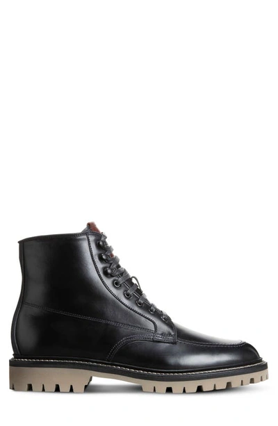 Shop Allen Edmonds Freeport Apron Toe Boot In Black Leather