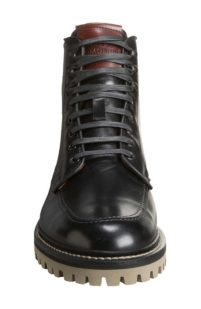 Shop Allen Edmonds Freeport Apron Toe Boot In Black Leather