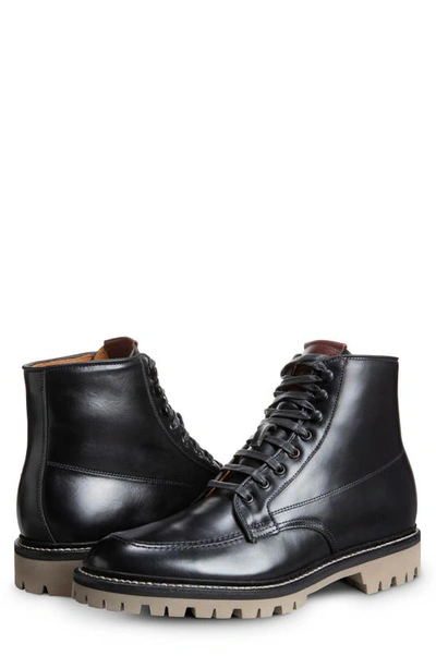 Shop Allen Edmonds Freeport Apron Toe Boot In Black Leather